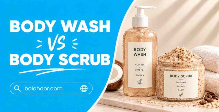 Body Wash vs Body Scrub